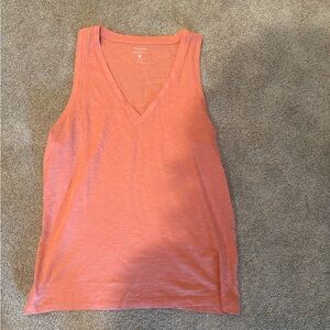 Madewell Coral Colored Tank Top